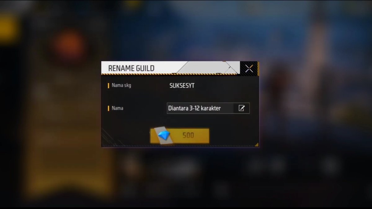 nama guild FF yang belum dipakai