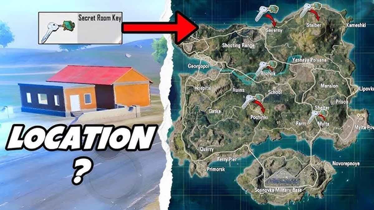 secret basement key pubg