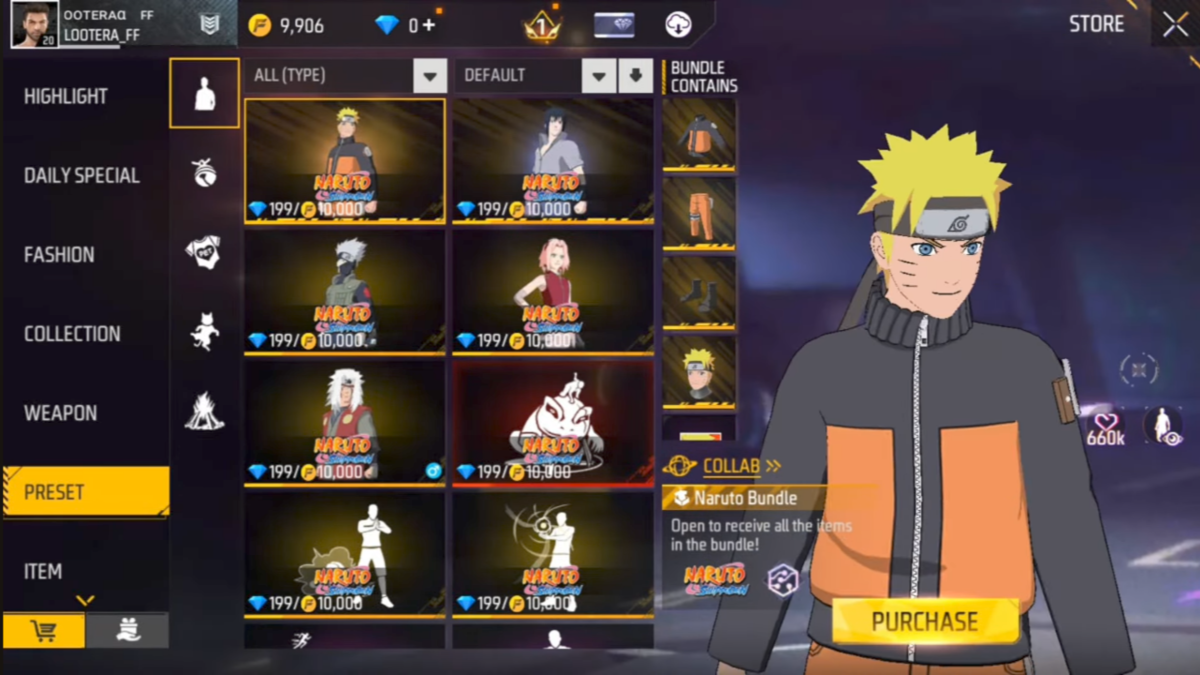 ff x naruto chapter 3 - Prediksi bundle set karakter