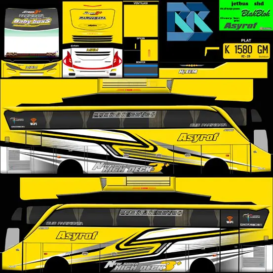 Livery BUSSID Keren