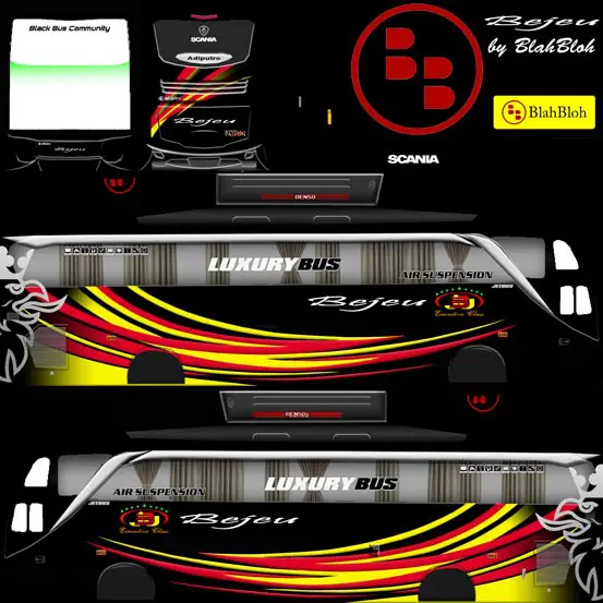 Livery BUSSID Keren