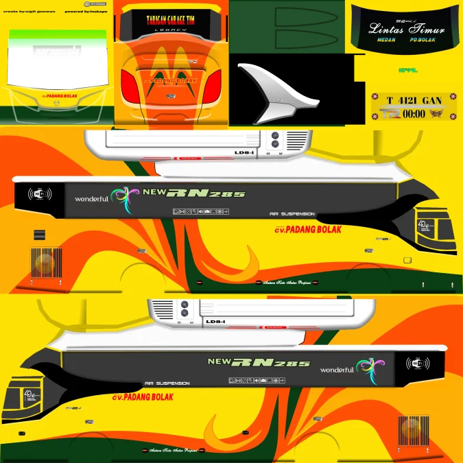 livery bussid keren