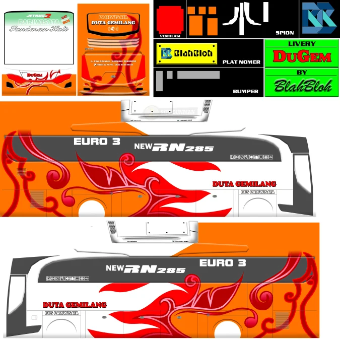 livery bussid keren