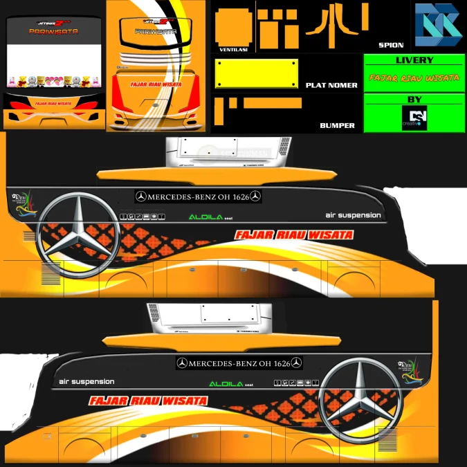 livery bussid keren