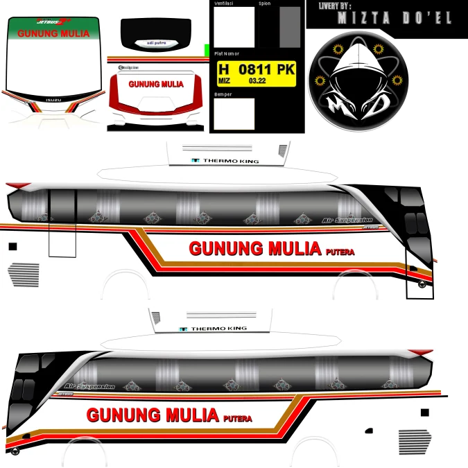 livery bussid keren