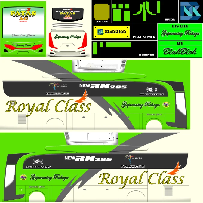 livery bussid keren