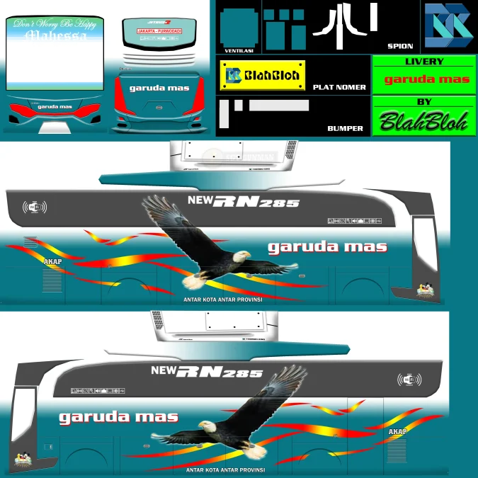 livery bussid keren