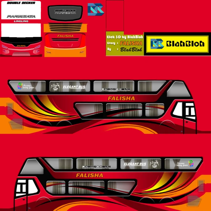 livery bussid keren
