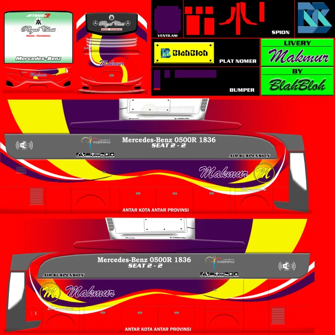 livery bussid keren