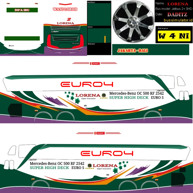 livery bussid keren