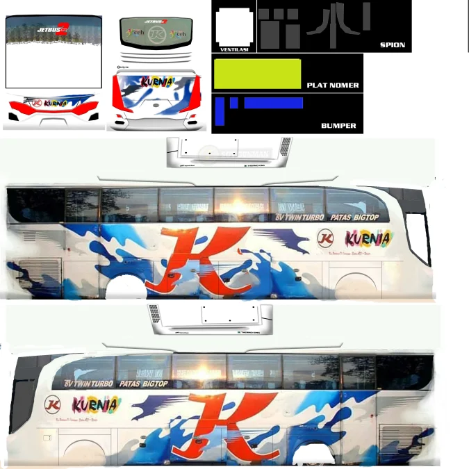 livery bussid keren
