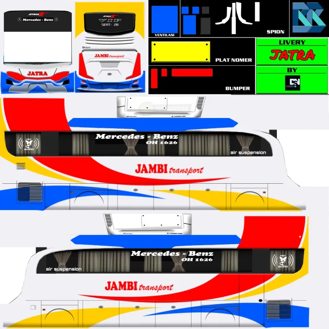 livery bussid keren