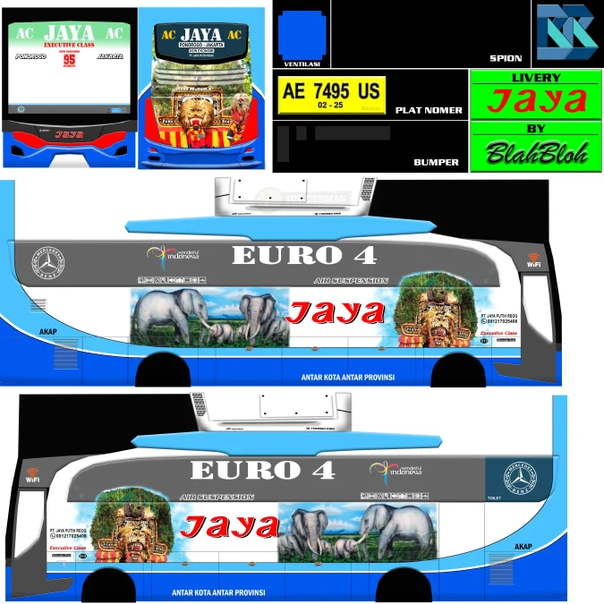livery bussid keren
