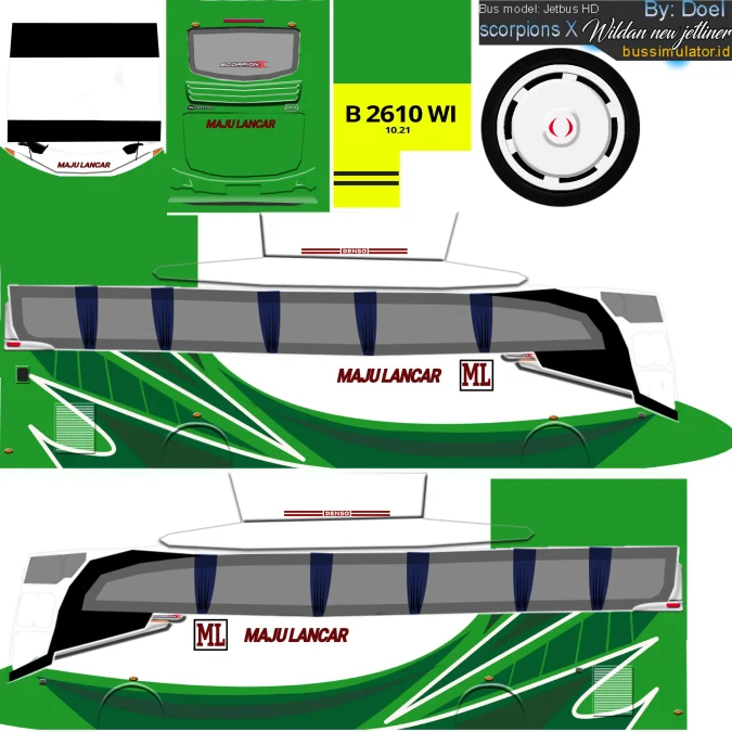livery bussid keren