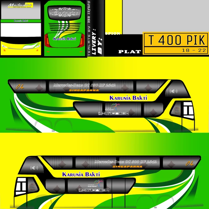 livery bussid keren