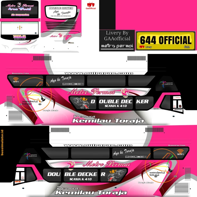 livery bussid keren