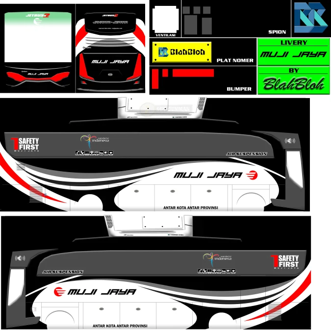 livery bussid keren