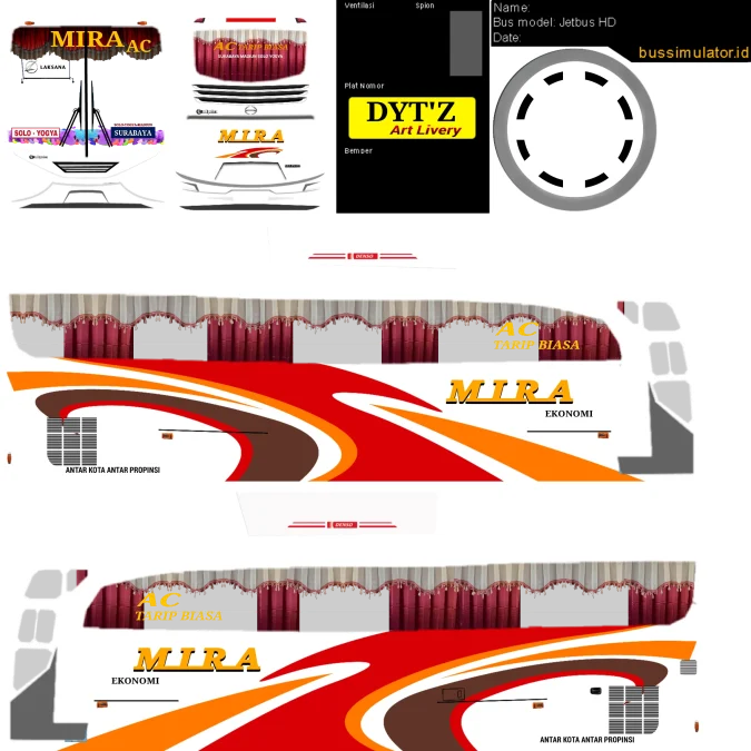 livery bussid keren