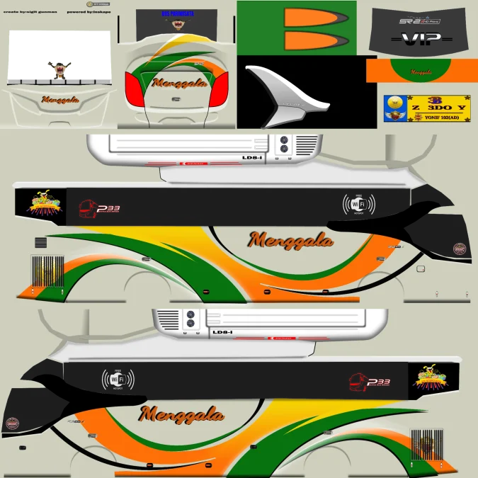 livery bussid keren
