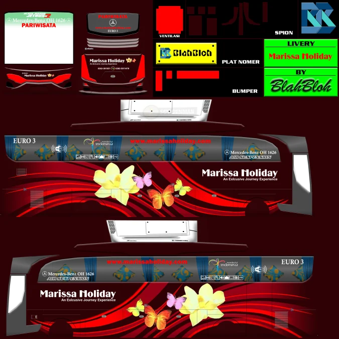 livery bussid keren