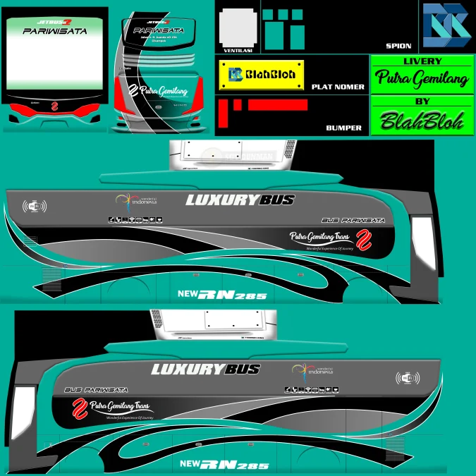 livery bussid keren