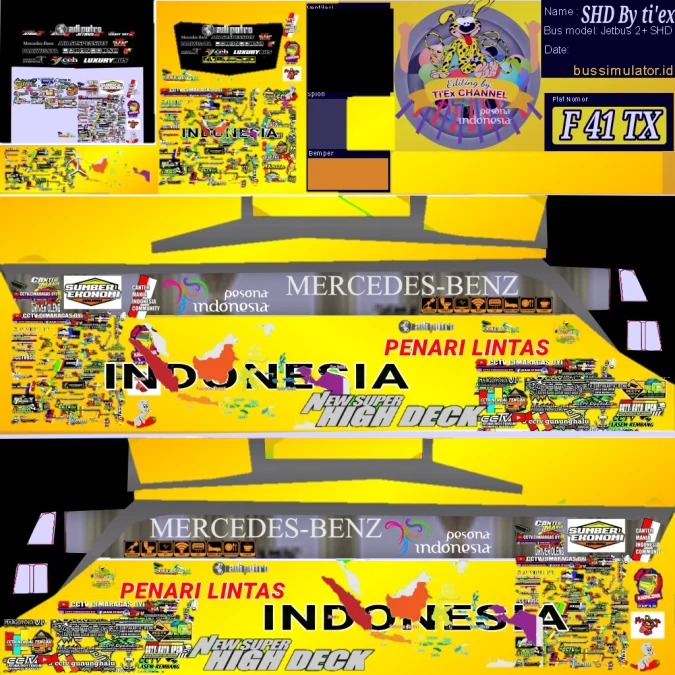 livery bussid keren