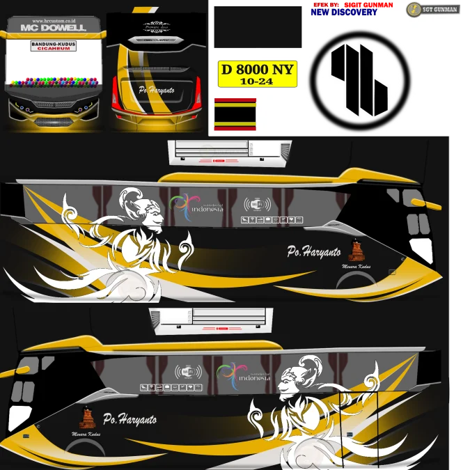 livery bussid keren