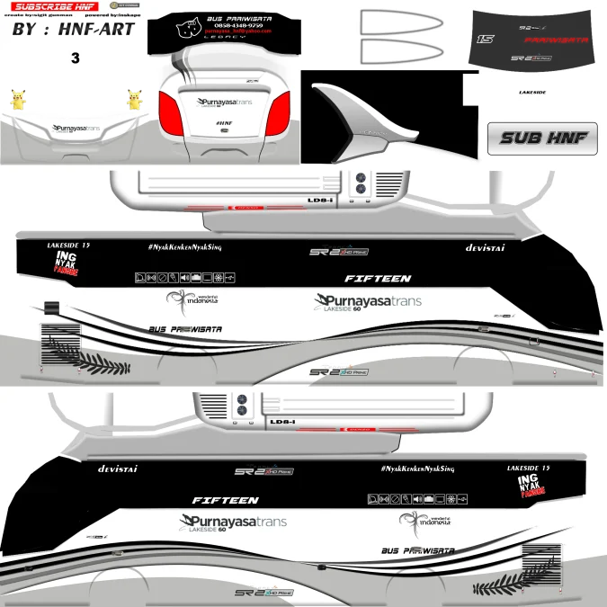 livery bussid keren