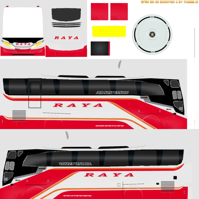 livery bussid keren