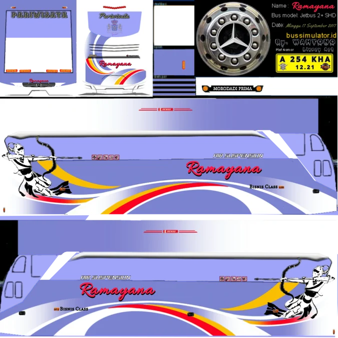 livery bussid keren