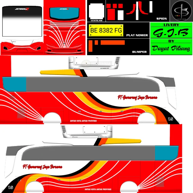 livery bussid keren