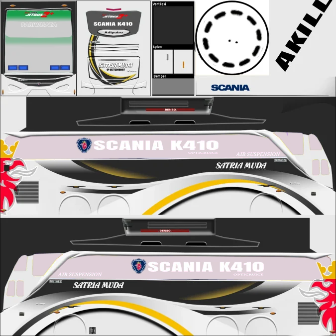 livery bussid keren