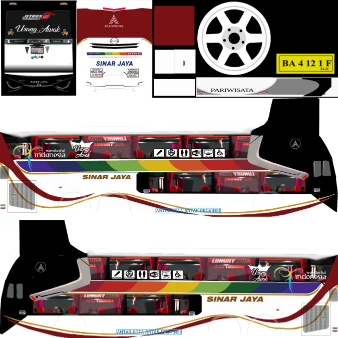 livery bussid keren