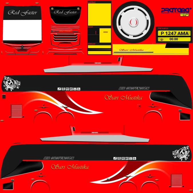 livery bussid keren