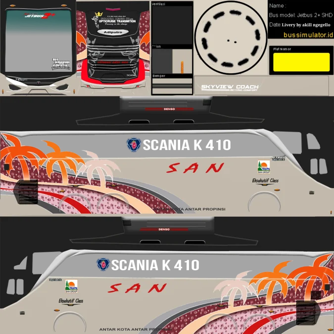 livery bussid keren