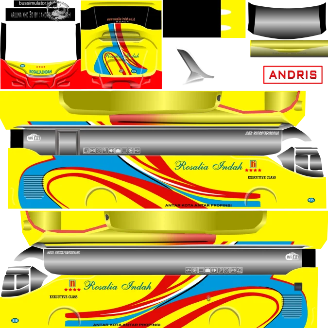 livery bussid keren