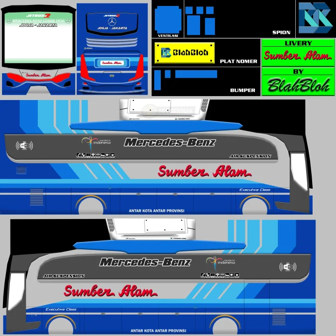 livery bussid keren