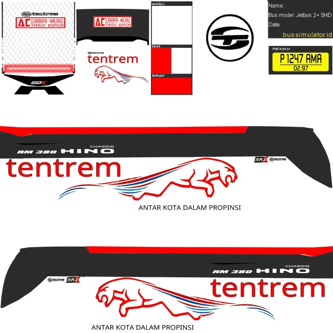 livery bussid keren