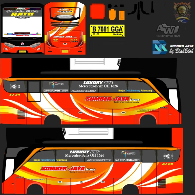 livery bussid keren