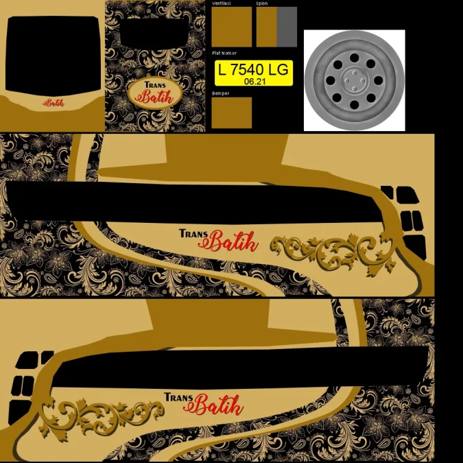 livery bussid keren