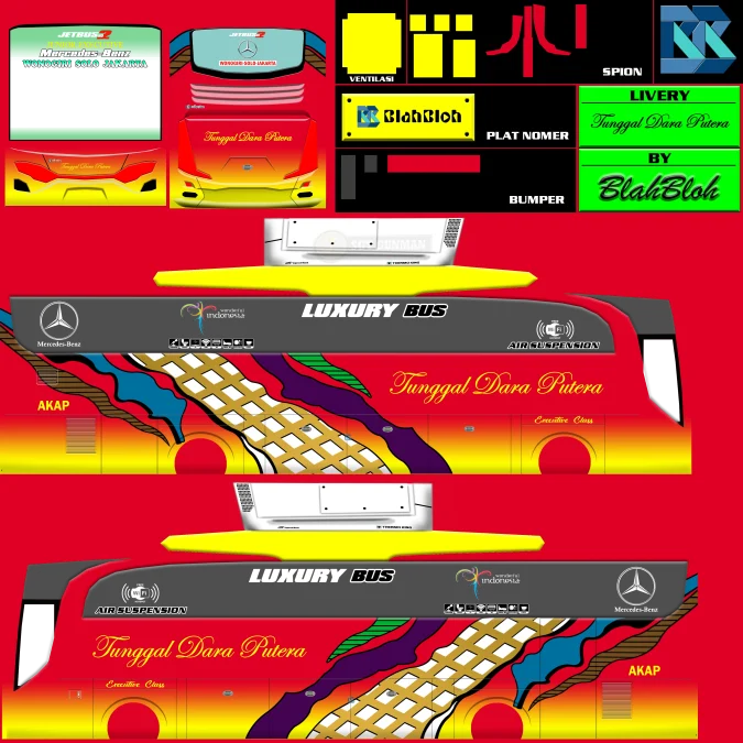 livery bussid keren