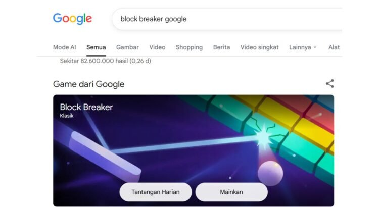 6 Rekomendasi Game Tersembunyi di Google yang Seru