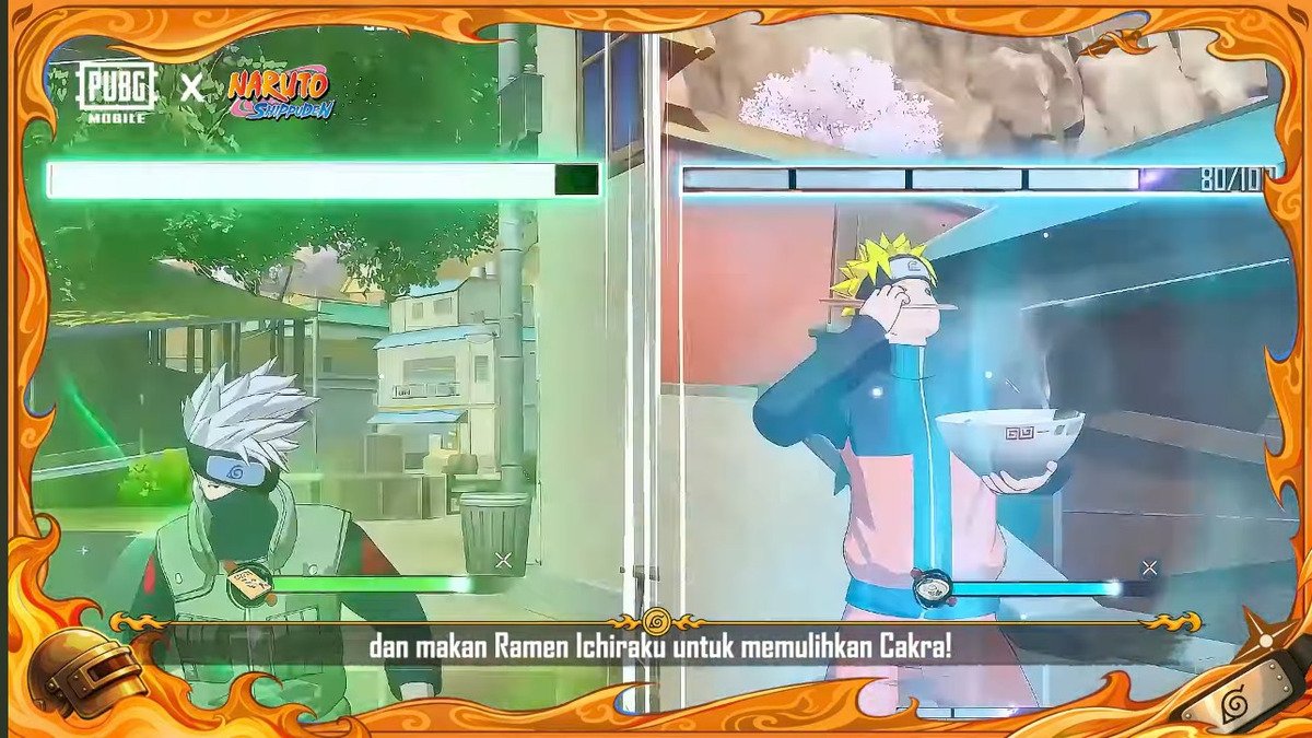 PUBGM x Naruto Shippuden - Item ekslusif