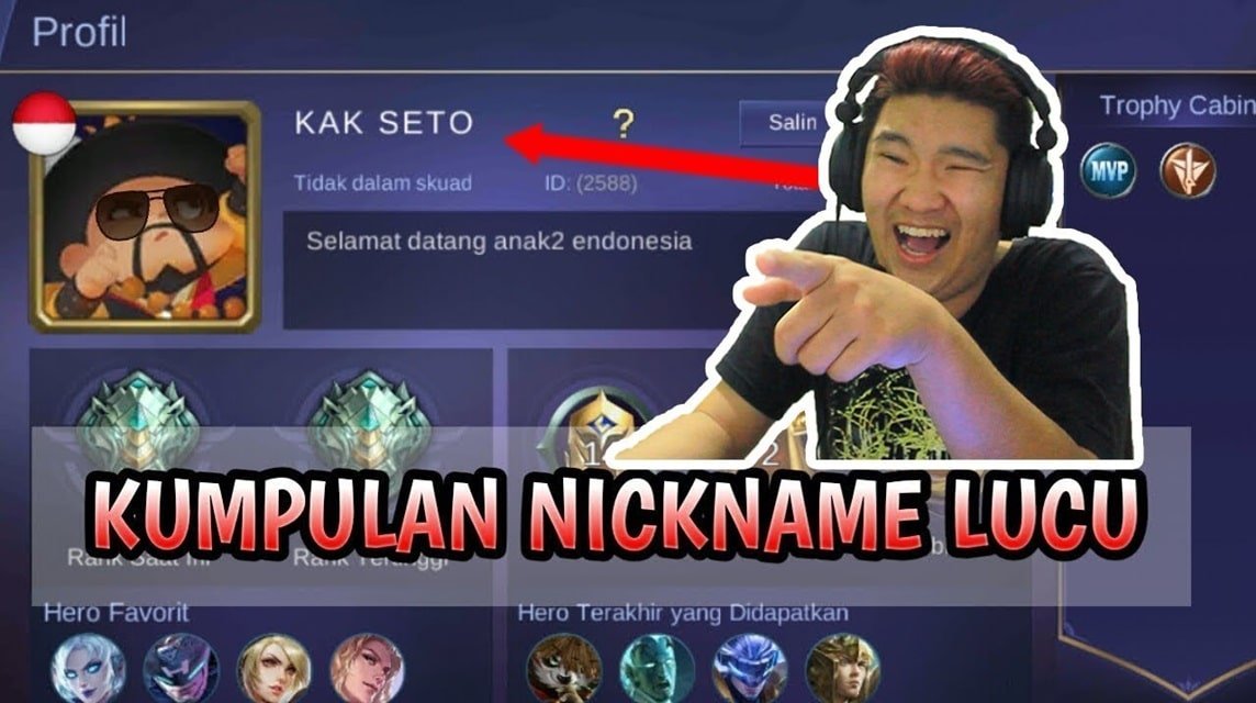 Nama Squad ML Lucu