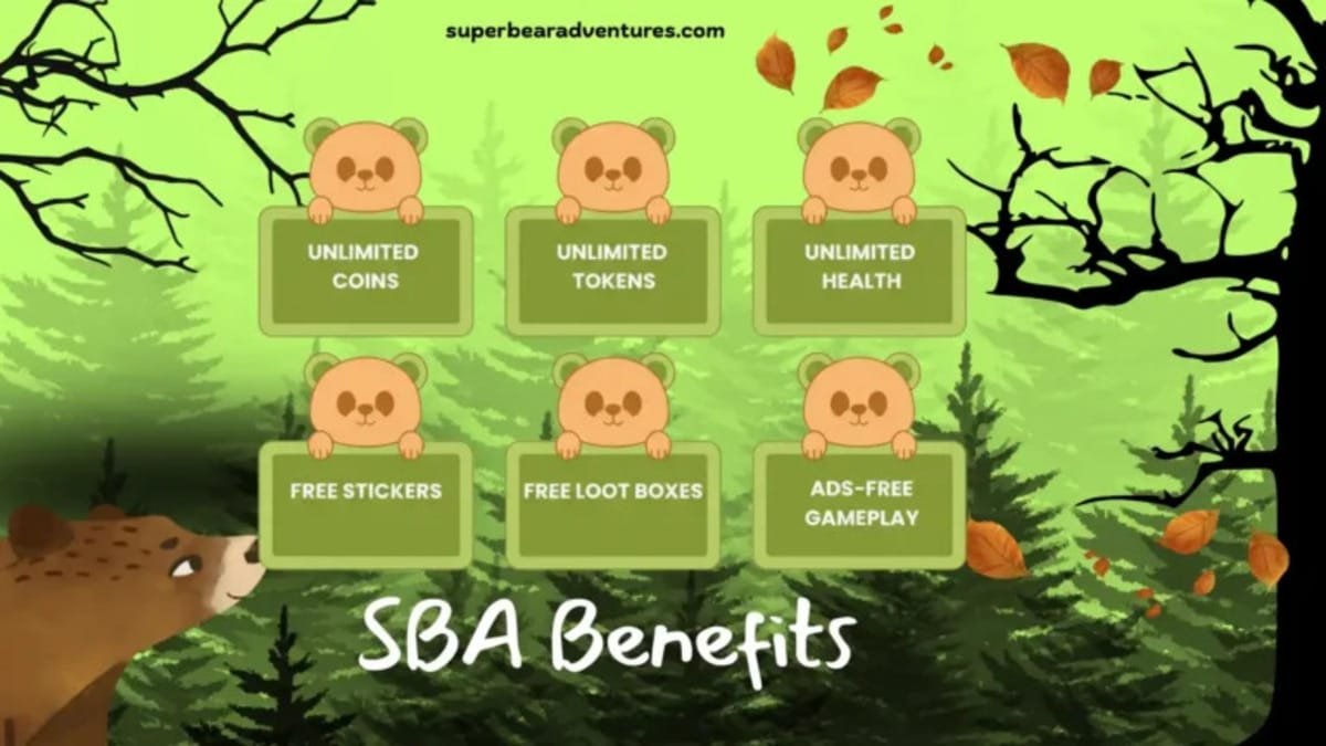 Super Bear Adventure mod menu - Fitur