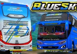 Livery BUSSID Keren 3D Full Stiker, Bikin Bus Makin Gahar