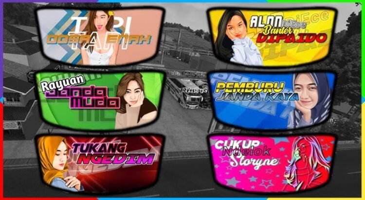 10 Livery BUSSID SHD Full Stiker Kaca yang Wajib Dicoba