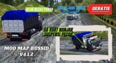 Download Mod Map BUSSID Jalan Berlumpur Terbaru 2026