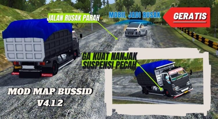 Download Mod Map BUSSID Jalan Berlumpur Terbaru 2026