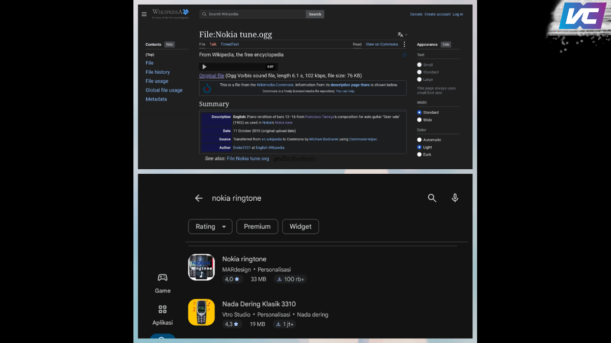 cara download nada dering Nokia jadul